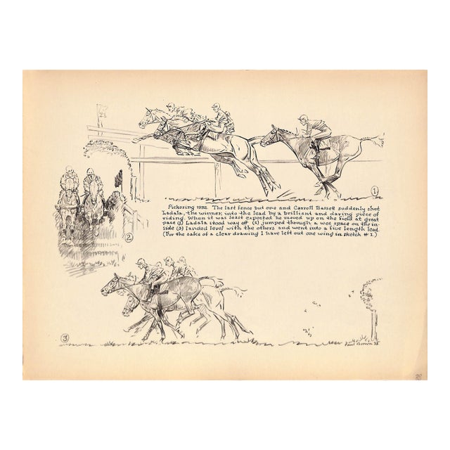 Pickering 1932 - The Last Fence Reproduction For Sale