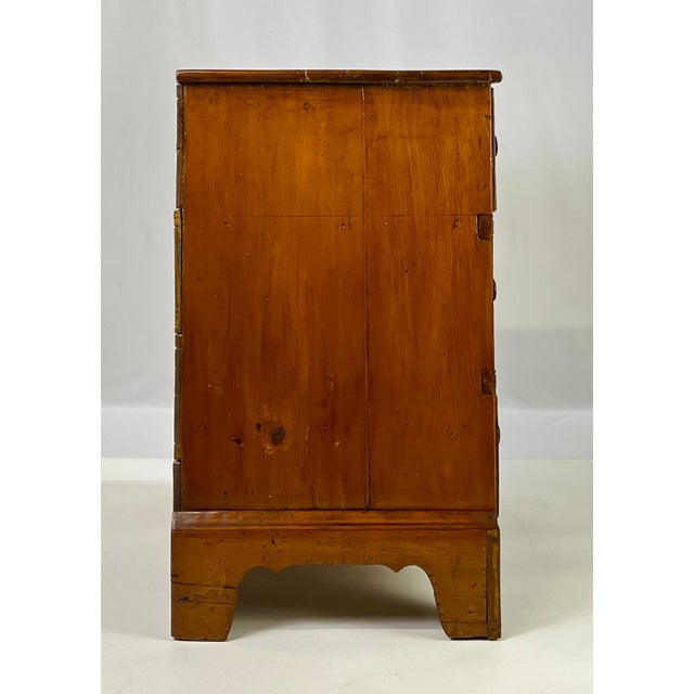 19th Century Antique Pine Three-Drawer Chest For Sale - Image 4 of 17