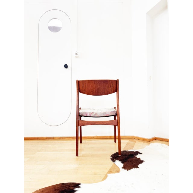 Mid-Century Modern Set of Six Rare Teak Dining Chairs by Henning Kjaernaulf for Sorø Stolefabrik For Sale - Image 3 of 17