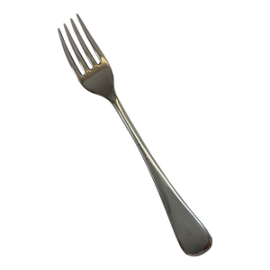 Silver Plated Dessert/Salad Fork, Feather Edge.