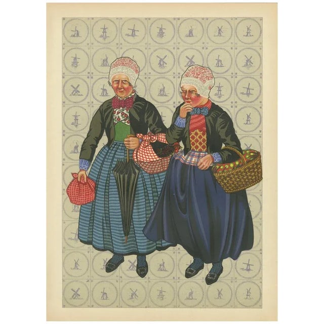 Gratiane de Gardilanne and Elizabeth Whitney Moffatt, Colorful Doornspyk Market Women in Apenjak Coats, 1932, Print For Sale - Image 10 of 10