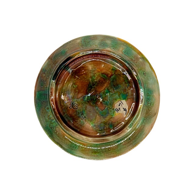 A George Jones Majolica Candlestick Stand With Acorns and Oak Leaves, Ca. 1870 For Sale - Image 10 of 11