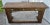Ethan Allen Teak Table Vintage Wayfarer Console Wood Empire Trestle Sofa Entry For Sale - Image 10 of 12