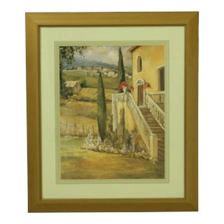 Uttermost Professionally Framed & Matted Landscape Print For Sale