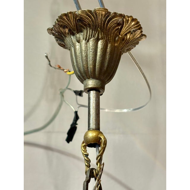 Antique Italian Crystal Chandelier For Sale - Image 10 of 11