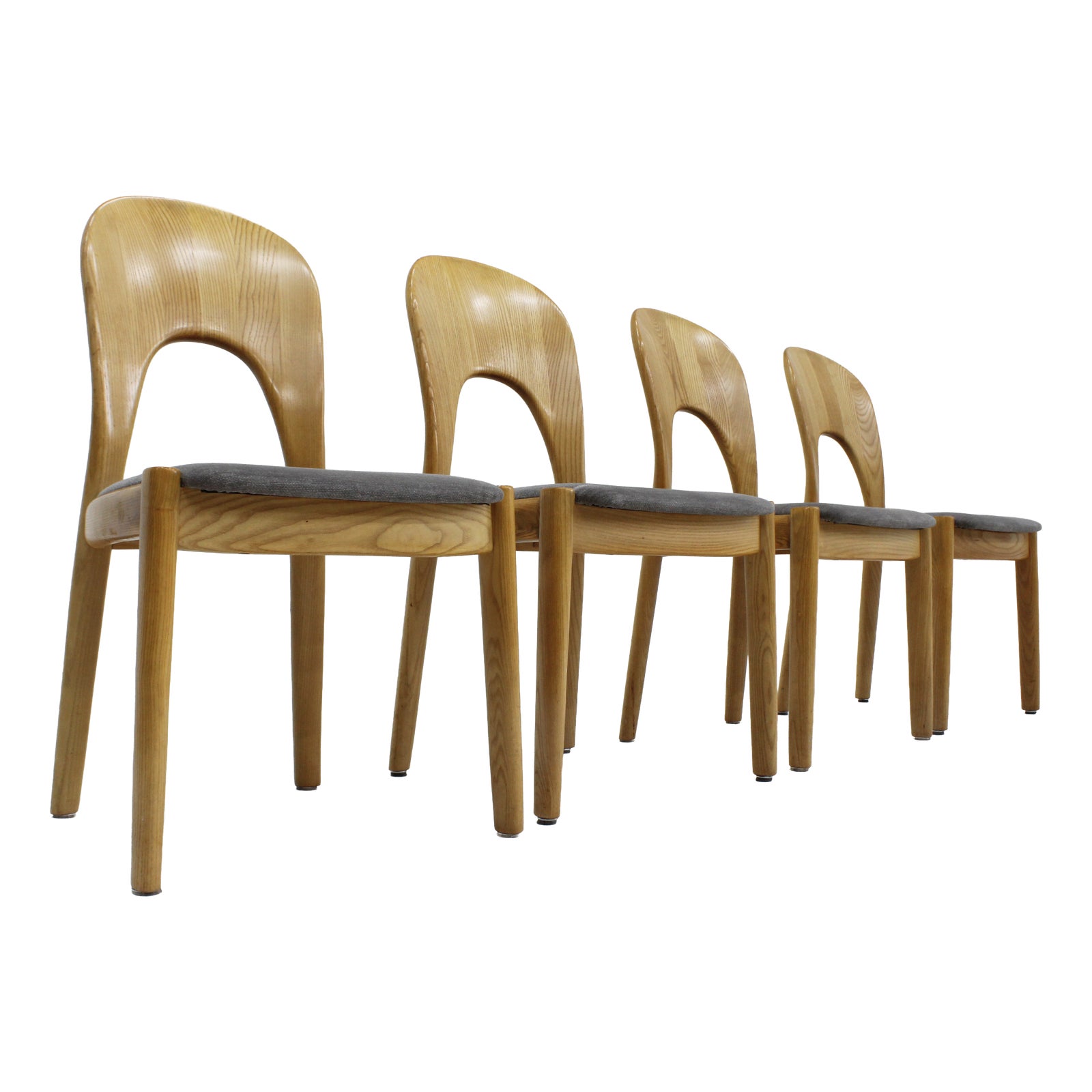 Vintage Danish Oak Dining Chairs by Niels Koefoed for Koefoeds