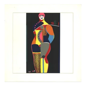 1968 Richard Lindner 'Fun City from Multiples' Multicolor USA Serigraph