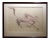 1990s "Dream of Horses" Abstract Signed Monotype by BC Nowlin, Framed For Sale