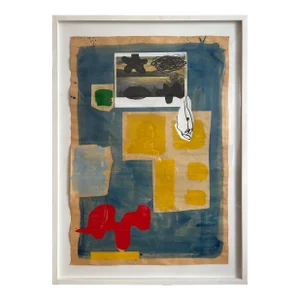 2006 "Midsummer Blue" Swedish Abstract Expressionist Painting by Peter Astrom