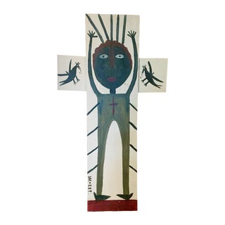 Moses Tolliver "Mose T" Folk Art Painting For Sale