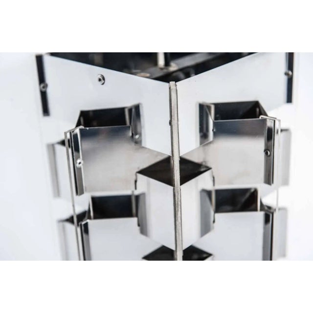 Silver Geometric Pendants by Jan Hoogervorst for Anvia, 1960s, Set of 2 For Sale - Image 8 of 9