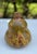 Ceramic Vintage 5” Organic Studio Pottery Bottle Vase in Olive Drip Glaze For Sale - Image 7 of 11