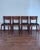 Wood Vintage Art Deco Leather Chairs, 1930s, Set of 4 For Sale - Image 7 of 7