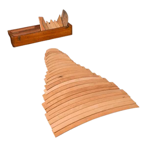 Antique Draughtsman's Railway Curves, English, Pearwood, Cartography, Edwardian