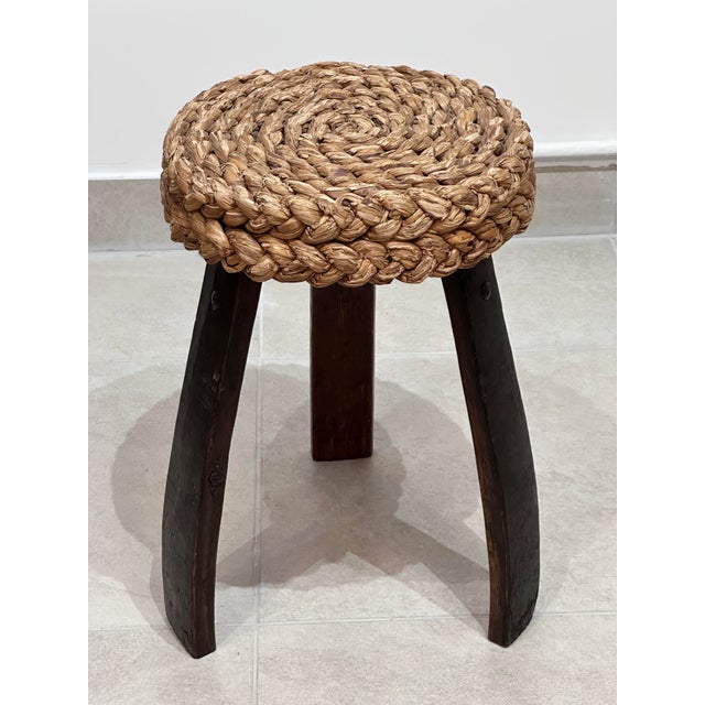 Stool by Adrien Audoux & Frida Minet, 1966 For Sale - Image 3 of 9