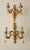 Antique Florentine Wall Lamp in Wood and Hand-Carved Gilded in Gold Leaf with Crystal Pendants, Italy, 1950s For Sale - Image 15 of 18