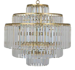 NOIR Quintus Chandelier in Antique Brass