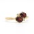 Romantic Toi et Moi Natural Garnet & Diamond Ring Capture the essence of timeless romance with this striking Toi et Moi...