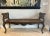 Coffee 1990s Maitland Smith Vintage Cane Bench For Sale - Image 8 of 12