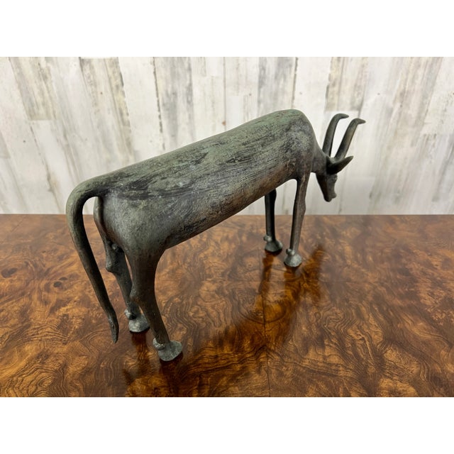 Black Bronze Antelope For Sale - Image 8 of 12