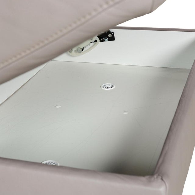 Animal Skin Leather Corner Grey Sofa from Polipol Polinova For Sale - Image 7 of 15