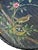 Large Hand Painted Rattan Tray-Bird-Floral-27''-Boho-Chinoiserie-Wall-Bamboo For Sale - Image 6 of 11