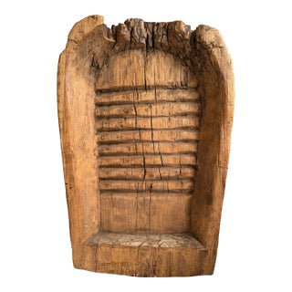 Rustic Vintage Mexican Wooden Washboard For Sale