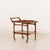 An elegant scandinavian mid-century bar cart crafted in teak comes from denmark from the 1960s. overall cart size is h: 74...