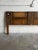 Brown Attributed Lane Brutalist King Headboard Wood Bed Frame With Integrated Lights 1960s For Sale - Image 8 of 10