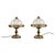 Table Lamps in Wrought Iron and Hammered Glass attributed to Longobard, Italy, 1970s, Set of 2 For Sale - Image 14 of 14