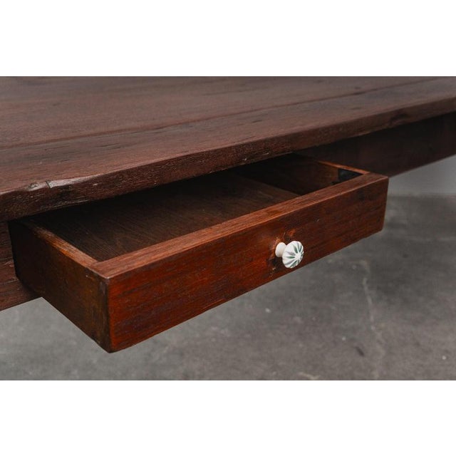 Large Vintage Dining Table For Sale - Image 15 of 18