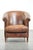This delightful, sturdy club armchair in cognac-colored sheepskin has a beautiful vintage look in English style and...