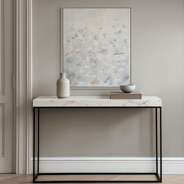 'California Summer Morning' - Abstract Minimalist Seascape Oil Painting by Diane Grant Oil on canvas. Signed on the back....