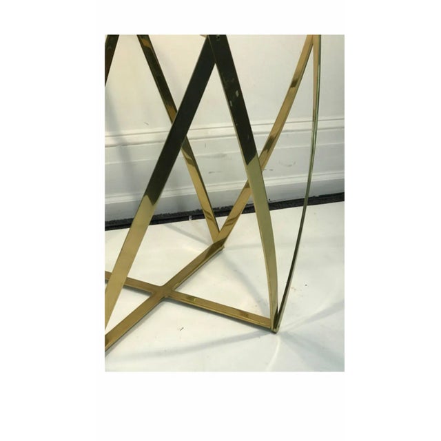 Modern John Vesey Modern Brass Table For Sale - Image 3 of 6