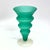 High '80s Frosted Blue & Green Ripply Glass Vase Curation - Group of 5 For Sale In Miami - Image 6 of 13