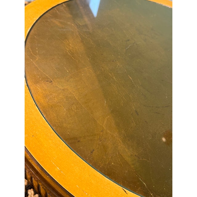 1960s Pair Italian Neoclassical Low Cocktail/Side Tables For Sale - Image 9 of 10