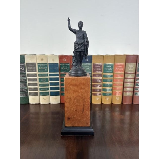 Late 20th Century Century Bronze Augustus Statue For Sale - Image 5 of 8