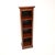 An extremely well made and very smart antique slim inlaid open bookcase in the Georgian style. This was made in England,...