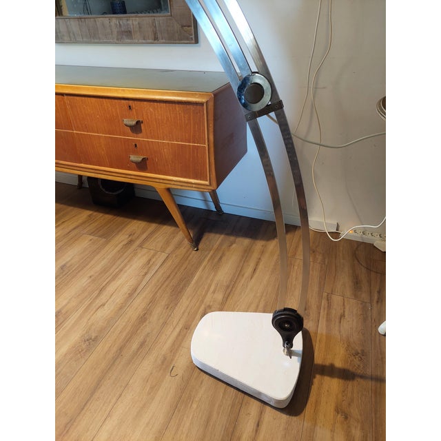 1960s Mid-Century Modern Arc Lamp with Adjustable Arm For Sale - Image 5 of 14
