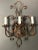Italian Harp Shaped Iron Sconces in Blackened Rust - Set of 2 For Sale In Philadelphia - Image 6 of 7
