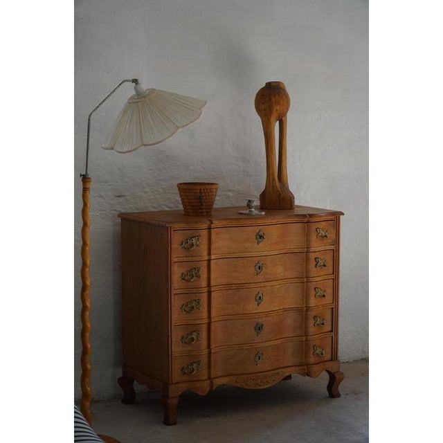 Mid-Century Modern Danish Chest of Drawers in Oak by Henning Kjærnulf, 1960s For Sale - Image 9 of 18