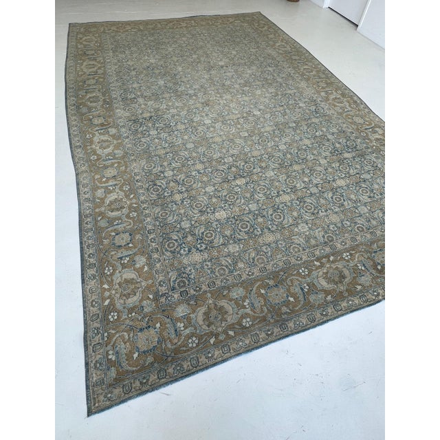 Traditional Vintage Distressed Tabriz Rug Carpet -8'8 X 13'10 For Sale - Image 3 of 8