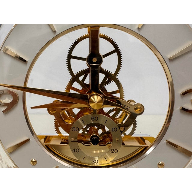 Plastic Seiko Lucite Skeleton Clock For Sale - Image 7 of 12