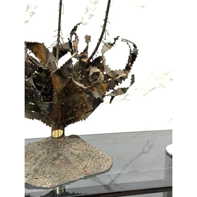 1960s Vintage Brutalist Sculpture in Metal, 1960 For Sale - Image 5 of 10