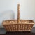 Tan Vintage French Country Style Gathering Basket For Sale - Image 8 of 11