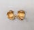 Vintage 1960s Signed Vendome Goldtone Pavé Round Clear Rhinestone Half Hoop Clip Earrings-2 Pieces For Sale - Image 9 of 10