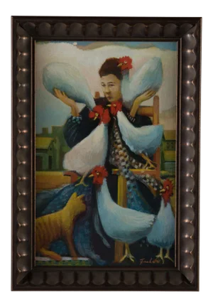 James Feehan "Nautilus" Oil & Wax Painting