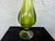 Viking Glass Company 1960s Viking Epic 6-Petal Emerald Green Art Glass Footed Swung Vase — 20” For Sale - Image 4 of 8