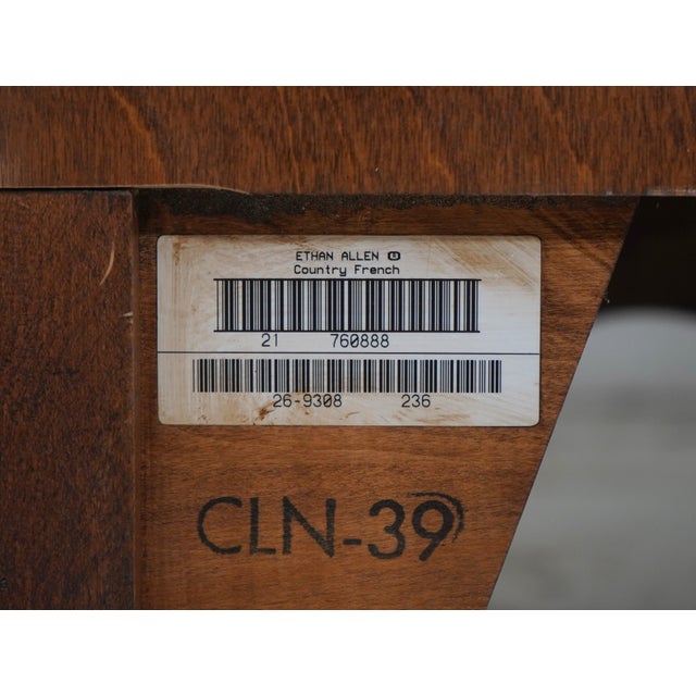 1990s Ethan Allen Country French Curio Cabinet For Sale - Image 16 of 17