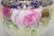 Antique Nippon Hand Painted Moriage Pink Rose Porcelain Biscuit Jar Vase For Sale - Image 11 of 16